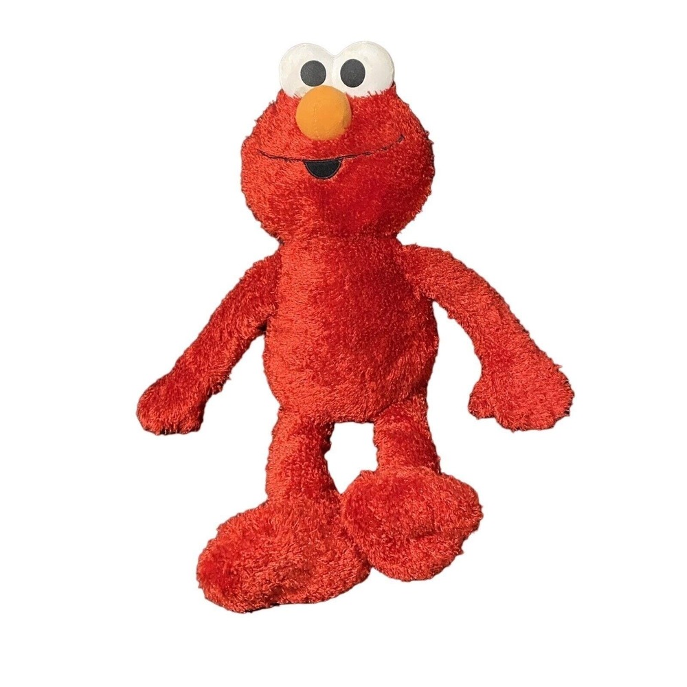 Vintage Y2K Fisher Price Sesame Street Muppets Elmo Plush 21" Stuffed Animal - Picture 2 of 8